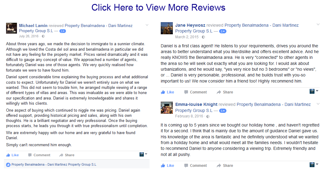 Reviews for PropertyBenalmadena